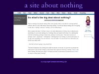 Nothing—About Nothing—Your nothing may be something - :) Nothing—About Nothing—Your nothing may be something - :)