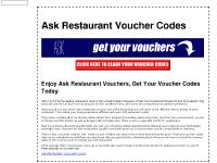 Ask Restaurant Discount Vouchers - Free Voucher Codes Prezzo Ask Restaurant Discount Vouchers - Free Voucher Codes Prezzo