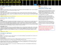 askasoccerreferee.com Ask A Soccer Referee, Inventive Coaches, Inventive Refs askasoccerreferee.com Ask A Soccer Referee, Inventive Coaches, Inventive Refs