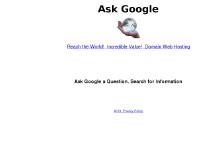 Ask Google - Ask Google Questions Ask Google - Ask Google Questions