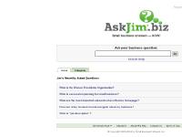 Small Business Information - Small Business Answers - Small Business Help - AskJim.biz Small Business Information - Small Business Answers - Small Business Help - AskJim.biz
