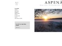 Aspenas.nu | Huvudsida
