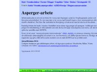 Arbete vid Aspergers syndrom och autism.