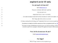 statistik för aspirant - aspirant.se är till salu