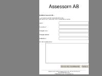 statistik för assessorn - --- Assessorn AB ---