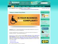 Assistech - products for deaf, hard of hearing, hearing impaired, hearing loss; blind, visually impaired; physical disabilities; speech impairments, and Portuguese translation services