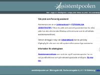 Assistentpoolen - sök jobb som personlig assistent