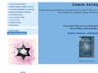 About Esoteric Astrology and a beginners guide book.
