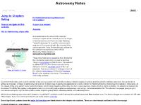 Astronomy Notes Astronomy Notes