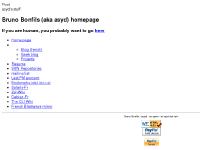 Welcome to Bruno Bonfils (asyd) homepage Welcome to Bruno Bonfils (asyd) homepage