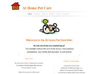 At Home Pet Care - Home