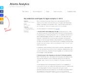 Web Analytics Blog | Atlanta Analytics, a website about analytics
