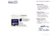 Atlas Travel International - Business Travel Management - Boston Travel Agent - Vacation Planning - Meetings and Incentive Agency