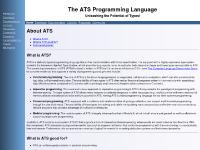 ats-lang.org Download, Documents, Libraries ats-lang.org Download, Documents, Libraries
