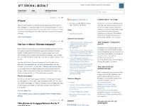 liten attdrickaliberalt.wordpress.com skärmbild