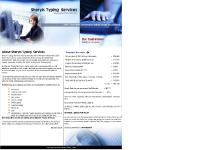 Sheryls Typing Services Sheryls Typing Services