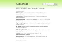 audacity.se musik; b2bmedia karaoke musikaffärer radio ringsignaler instrument