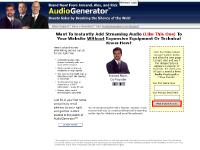 Audio Generator - Streaming Audio Service Audio Generator - Streaming Audio Service