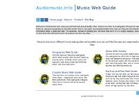 Audiomusic: Music Web Guides! Lyrics, Guitar, Hip Hop and Country Guides