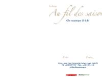 Auberge Au fil des saisons Auberge Au fil des saisons