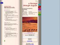 a Passage through August - an illustrated poetry anthology. a Passage through August - an illustrated poetry anthology.