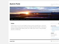 Aurora Farm | A family farm in St. Norbert, Manitoba, Canada Aurora Farm | A family farm in St. Norbert, Manitoba, Canada