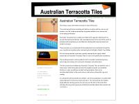 Australian Terracotta Tiles Australian Terracotta Tiles