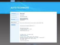 Auto Technique - Accueil Auto Technique - Accueil