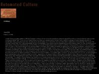 automatedculture.com [ramblings], [music], [日本]
