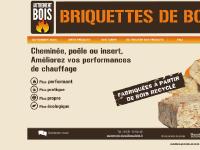 Autrement bois - briquettes de bois densifiées - Eco produit du groupe Baudelet Environnement Autrement bois - briquettes de bois densifiées - Eco produit du groupe Baudelet Environnement