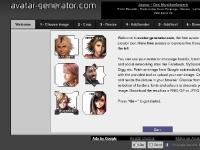 avatar-generator.com 2 - Crop, 3 - Resize, 6 - Download