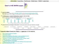 avemariasongs.org Ave Maria, Wees Gegroet, Hail Mary