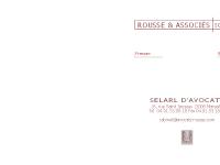 avocats-rousse.com Christian ROUSSE, avocat, avocats