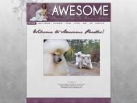 liten awesomepoodles.se skärmbild