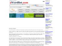 liten awordlist.com skärmbild liten awordlist.com skärmbild