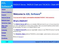 RADIUS Client, TACACS+ Client, Other Java Software, What's RADIUS? RADIUS Client, TACACS+ Client, Other Java Software, What's RADIUS?