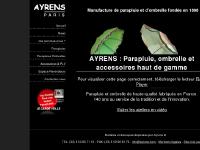 Parapluie AYRENS : des parapluies et des ombrelles trendy, réellement solides, fabriqués en France Parapluie AYRENS : des parapluies et des ombrelles trendy, réellement solides, fabriqués en France