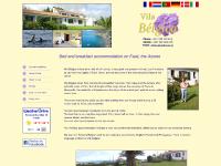 Vila Belgica bed and breakfast holiday accommodation on Faial, Azores