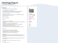 visa babyblogg.blogg.se data visa babyblogg.blogg.se data