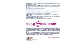 babygoes2.com - because when you're away from home the little things matter babygoes2.com - because when you're away from home the little things matter