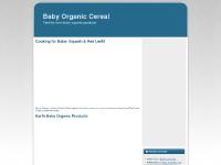 Baby Organic Cereal, Organic Cereal, Gerber Organic