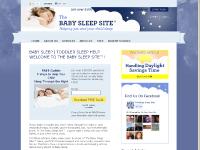 The Baby Sleep Site™ – Baby Sleep Help | Toddler Sleep Help ... The Baby Sleep Site™ – Baby Sleep Help | Toddler Sleep Help ...