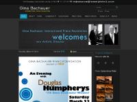 Gina Bachauer Internetional Piano Competition - Gina Bachauer Internetional Piano Competition Gina Bachauer Internetional Piano Competition - Gina Bachauer Internetional Piano Competition