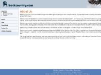 Backcountrycorp.com | About Us Backcountrycorp.com | About Us