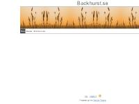 backhurst.se Backhurst.se, Om mig, Kontakta mig backhurst.se Backhurst.se, Om mig, Kontakta mig