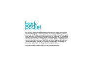 Back Pocket - formgivning och kommunikaton Back Pocket - formgivning och kommunikaton