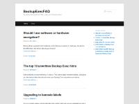 Concepts, The top 10 unwritten Backup Exec hints, Real World, Upgrading to barcode labels  Concepts, The top 10 unwritten Backup Exec hints, Real World, Upgrading to barcode labels