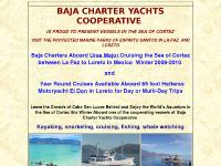 Baja Yacht Charters and Cruises Aboard Ursa Major Yacht Charters in Baja and the Sea of Cortez Mexico