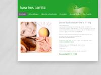  Produkter, Kontakt/Boka, Om Camilla