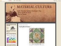 Barbara Brackman's MATERIAL CULTURE